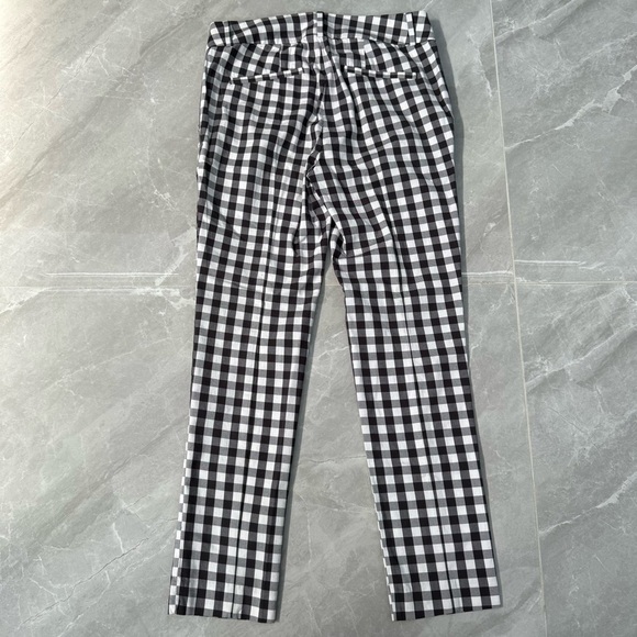 NWOT Women’s LOFT Outlet Modern Skinny Ankle Gingham Pants Size 2 - Picture 9 of 16